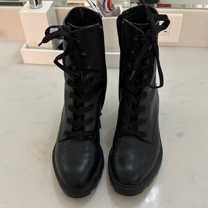 Dolce Vita Black Combat Boots